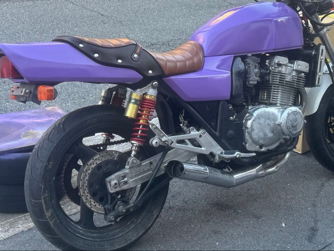 スズキ　gsx400インパルス マフラー　ショート管