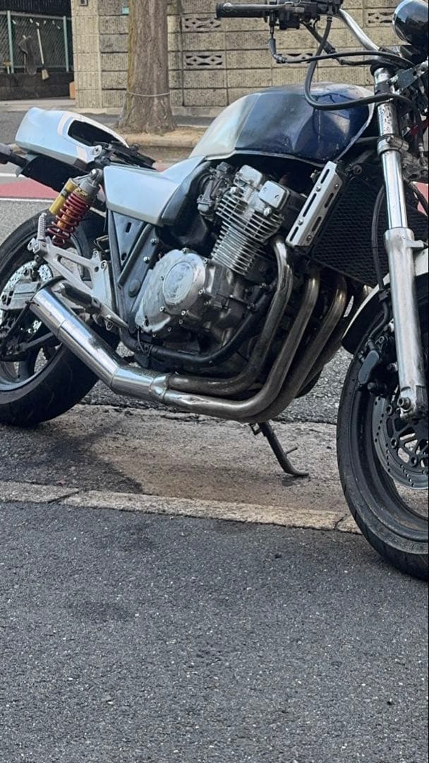 スズキ　gsx400インパルス マフラー　ショート管