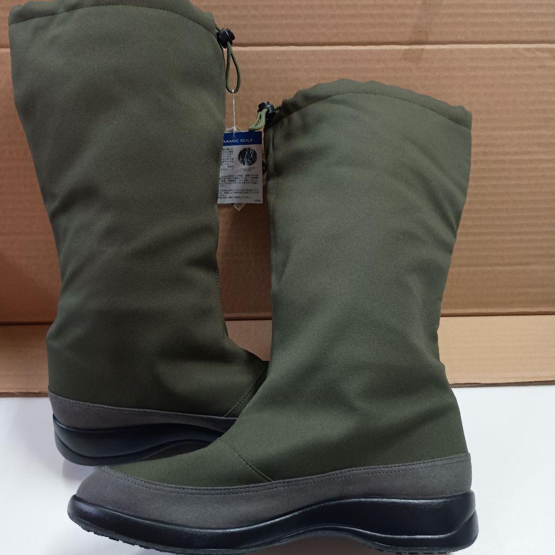 アサヒシューズ トップドライ ゴアテックス オリーブ スノーブーツ 日本製