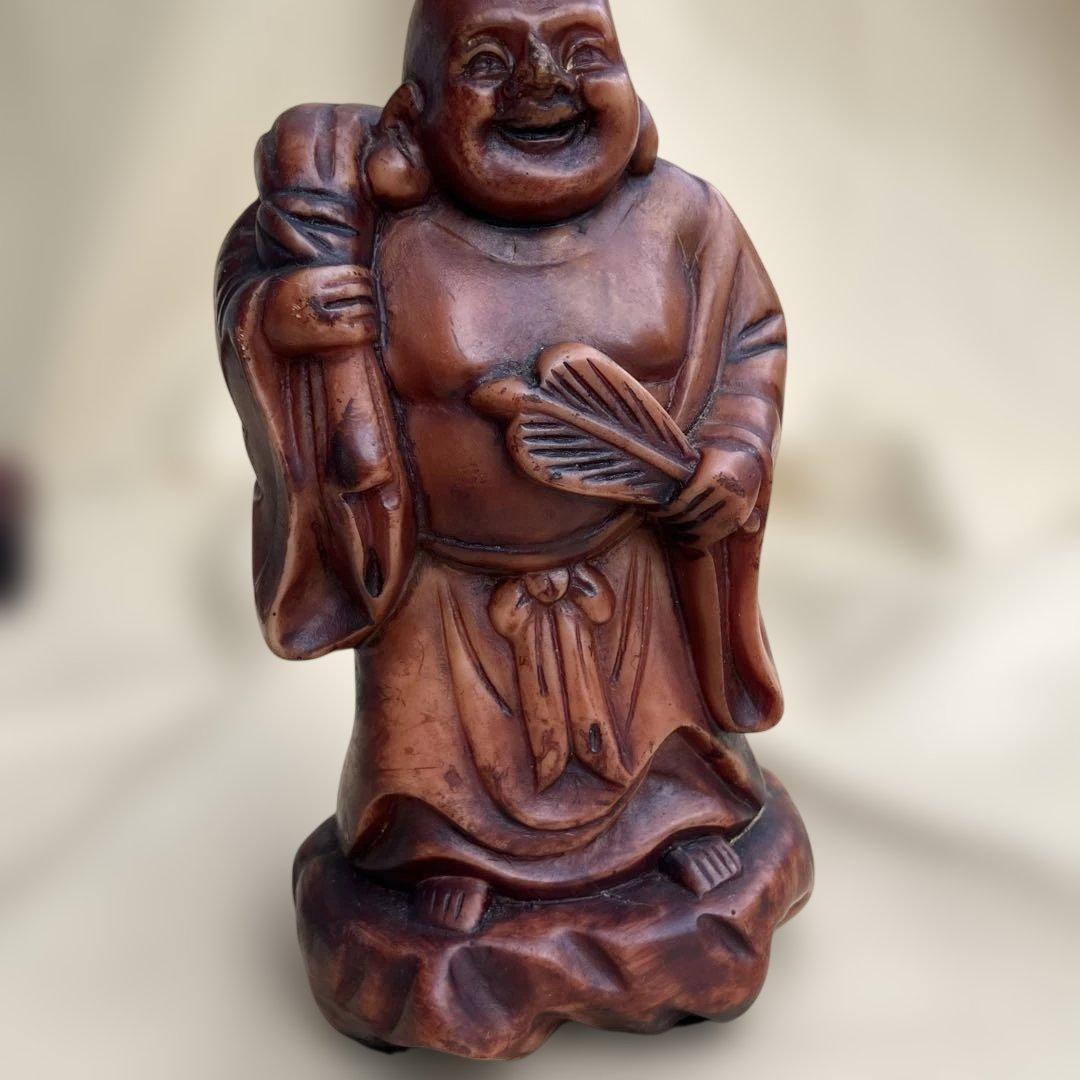 (383)樹脂製と思われる七福神 彫刻 7体セット