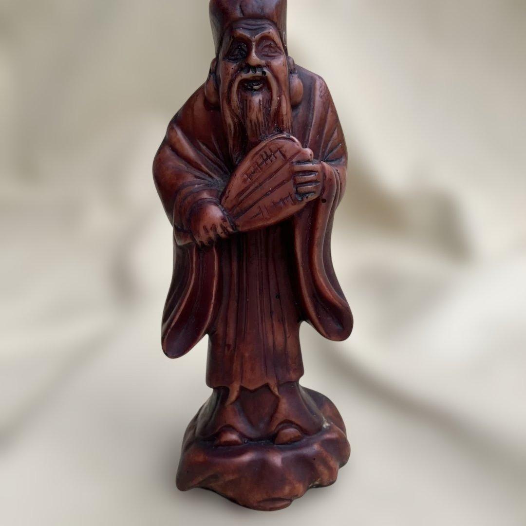 (383)樹脂製と思われる七福神 彫刻 7体セット