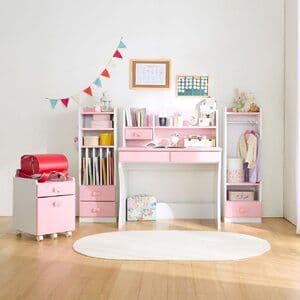 リボンキッズデスクシリーズ 4点セット組立品