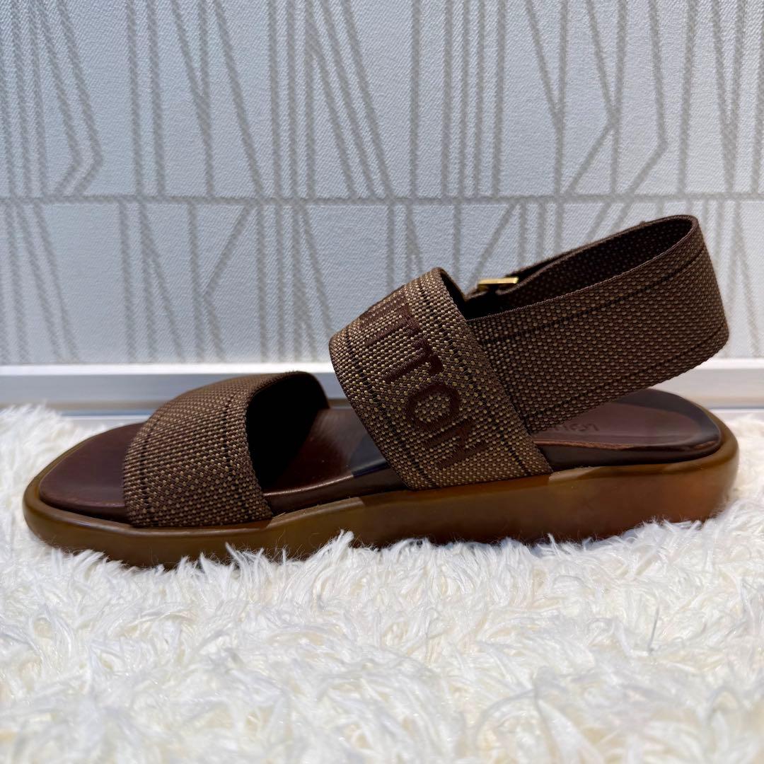 LOUIS VUITTON ルイ ヴィトン ビッグロゴ サンダル ベルト調節