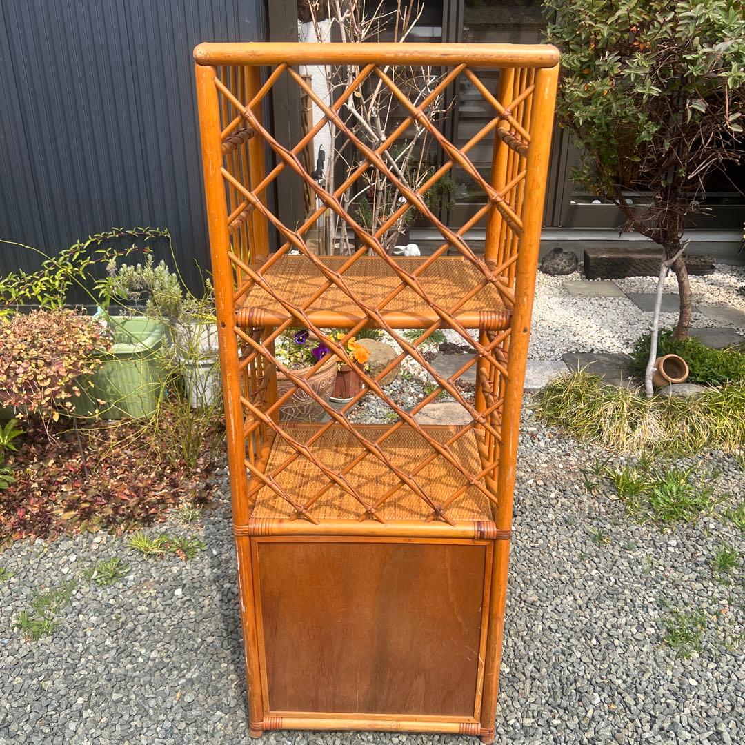 2 THE BEACH STORE 様 籐家具 ラタン 飾り棚 エスニック