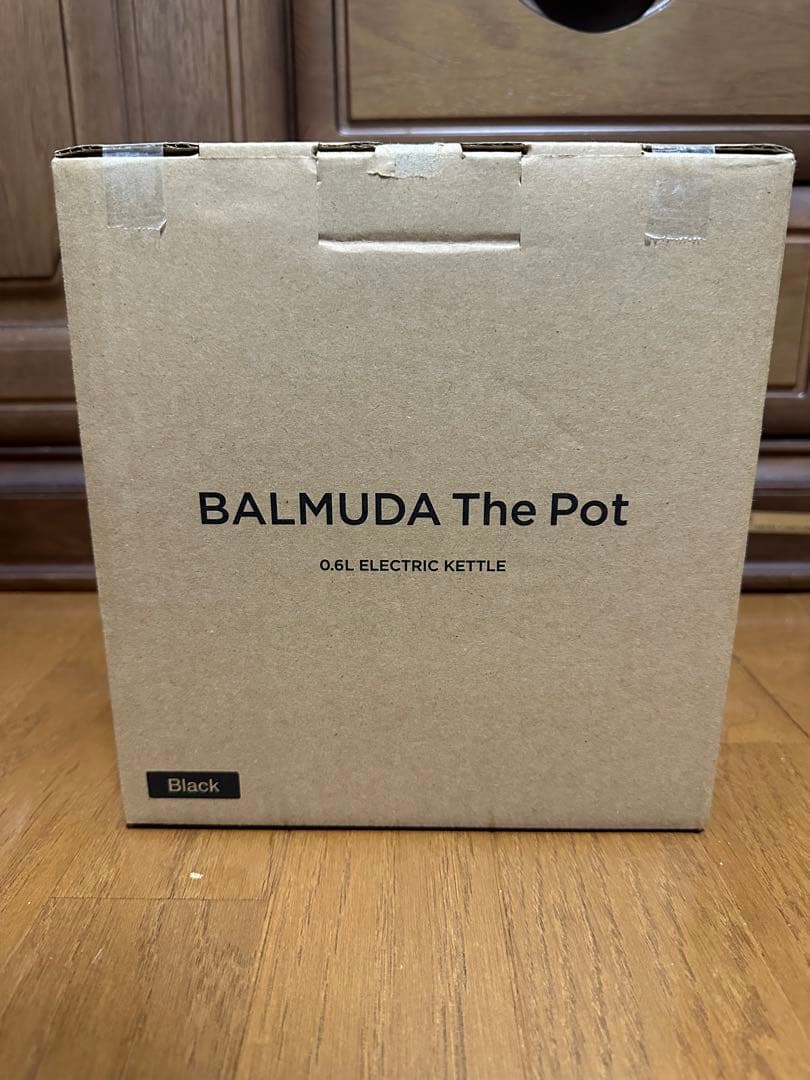 【即日発送】BALMUDA The Pot 0.6L 電気ケトル ブラック 黒