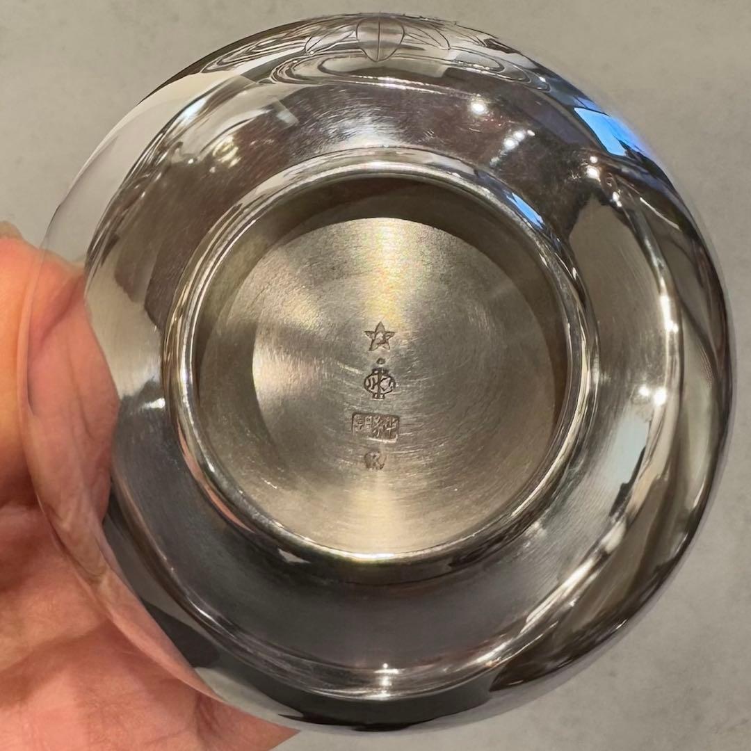 純銀刻印 杯5客