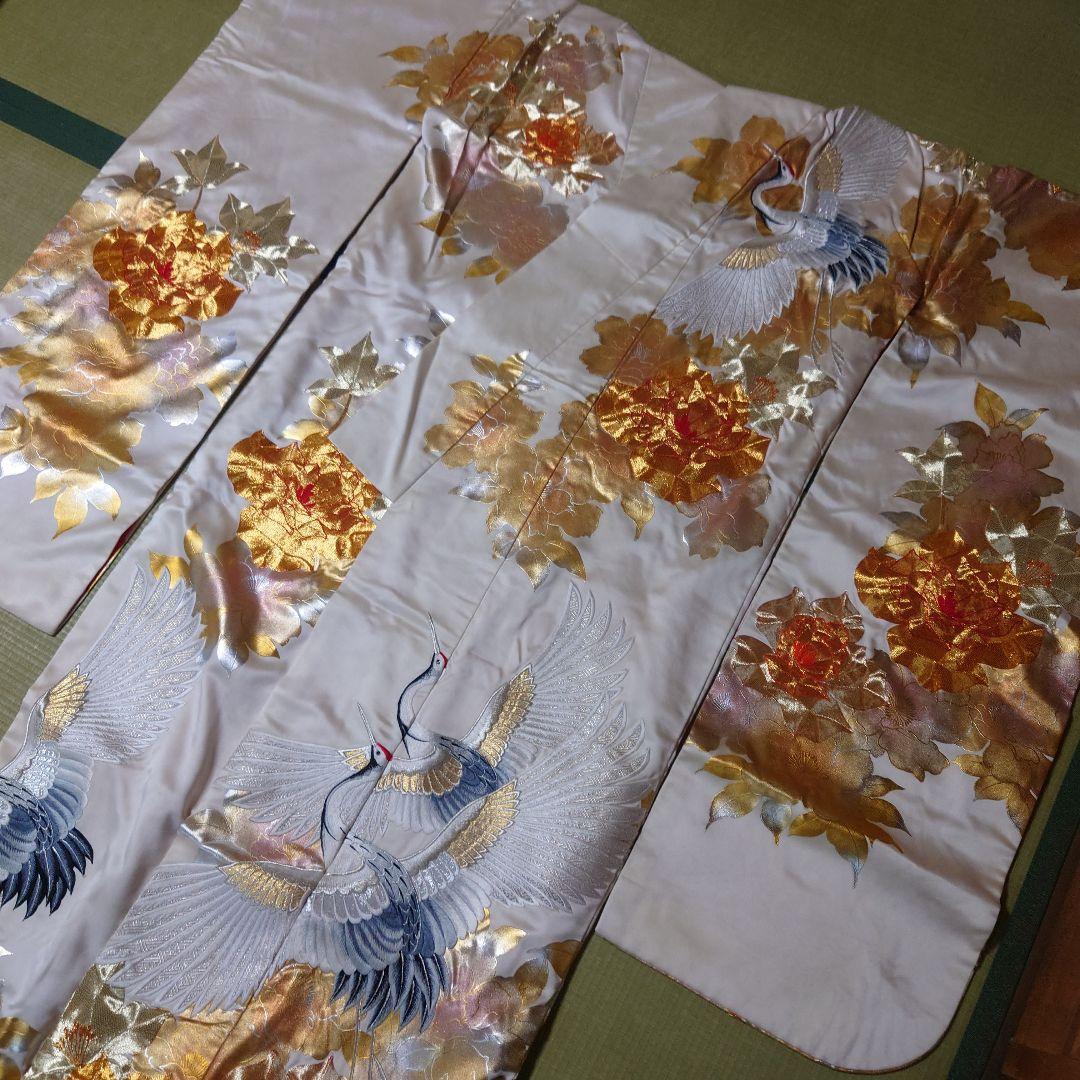 打掛正絹金彩昭和アンティーク品