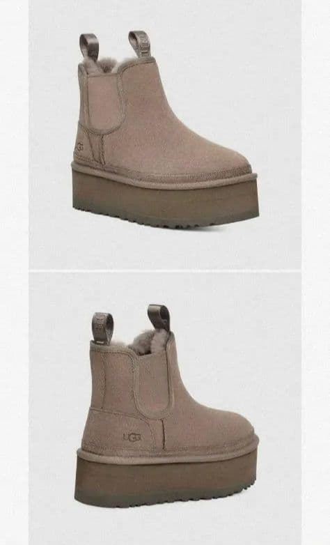試着のみUGG アグNeumel Platform Chelsea　 25cm