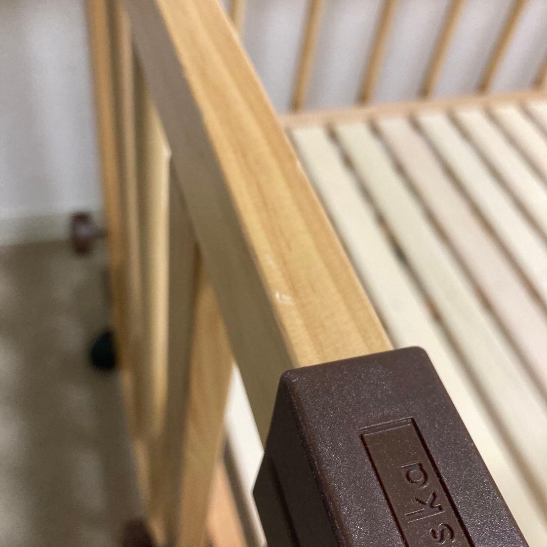 ファルスカ ミニジョイントベッド ネオ ナチュラル　送料込み