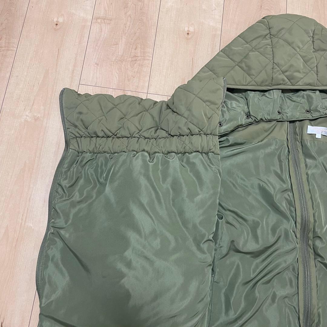 スウィートマミー ママコート 3way 抱っこ おんぶ キルティング カーキ L