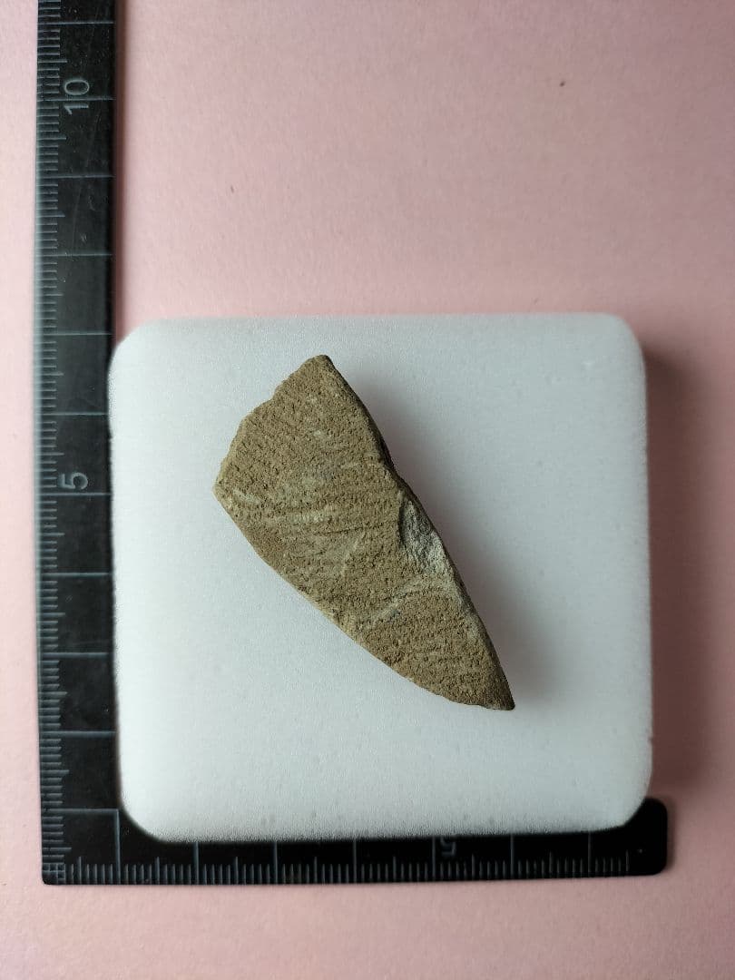 刻線入り石器！ 縄文時代晩期(約4400年前〜3200年前)？