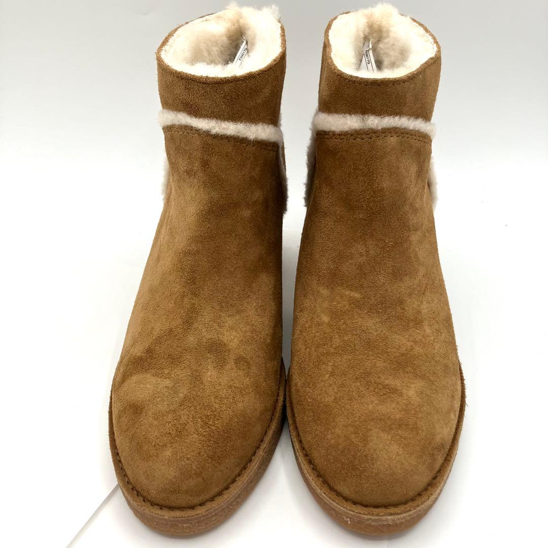 【大人気】　アグ　ケーセン　ショートブーツ　26cm 太ヒール　スエード