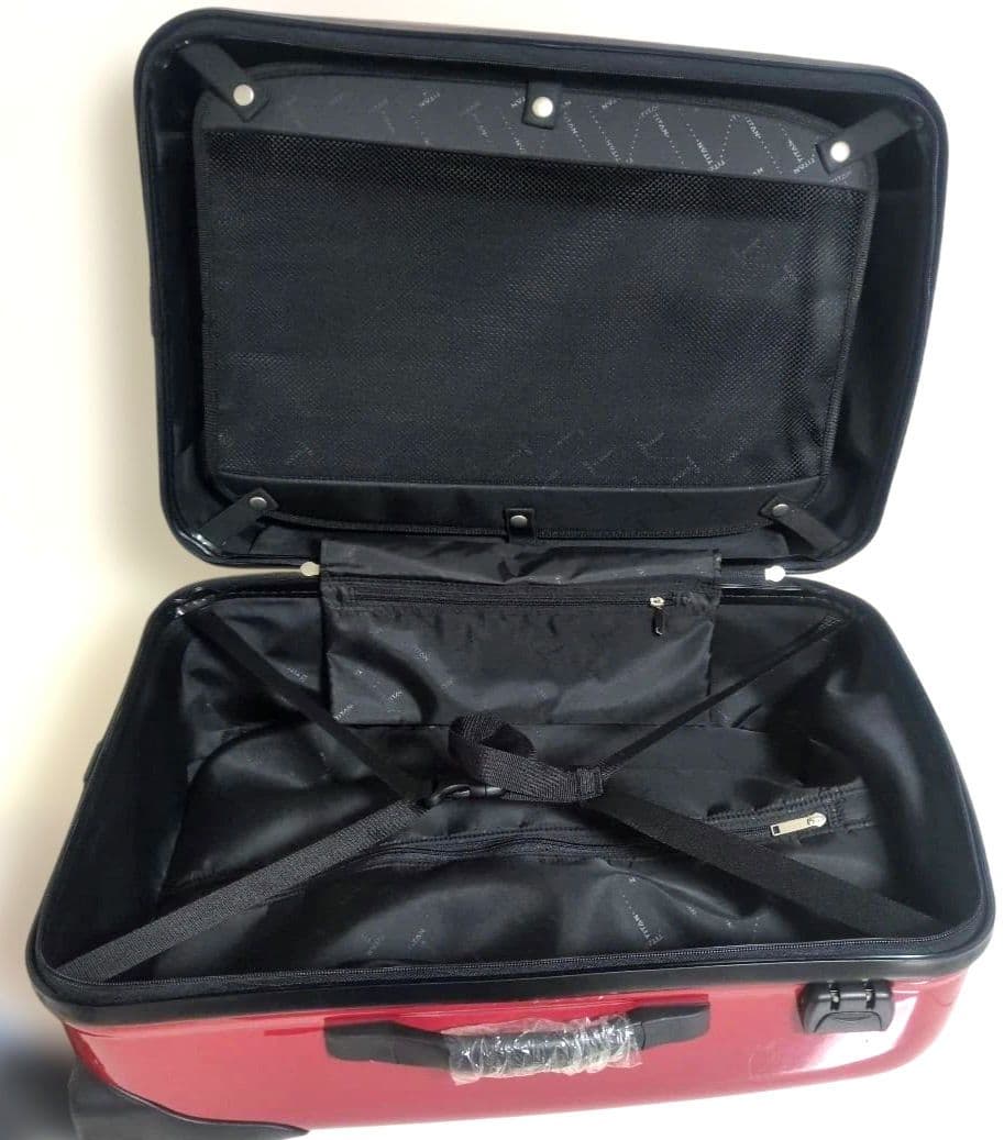 TITAN キャリーカート 4輪 レッド