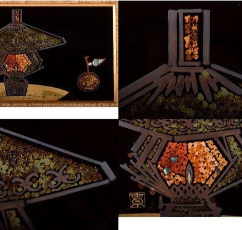 灯の目 漆芸作品