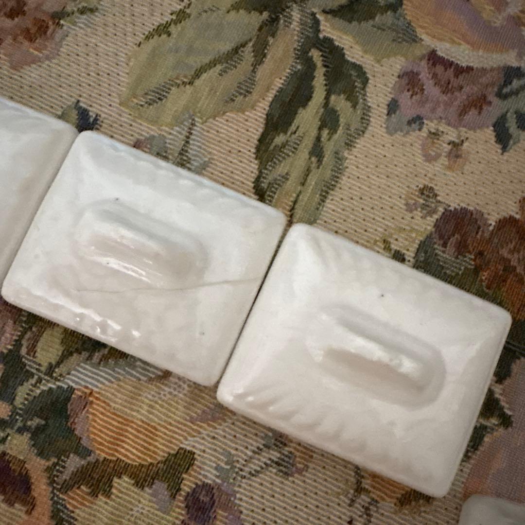 ドイツ　アンティーク　陶器スパイスセット 薔薇、花柄装飾柄