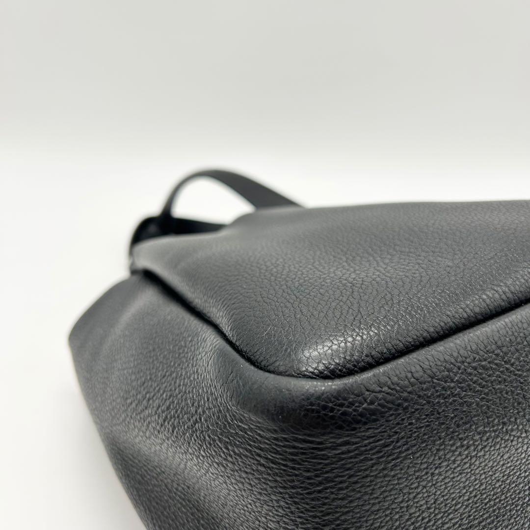 PRADA ミディアム レザー トート ヴィッテロダイノ 1BG335 ブラック