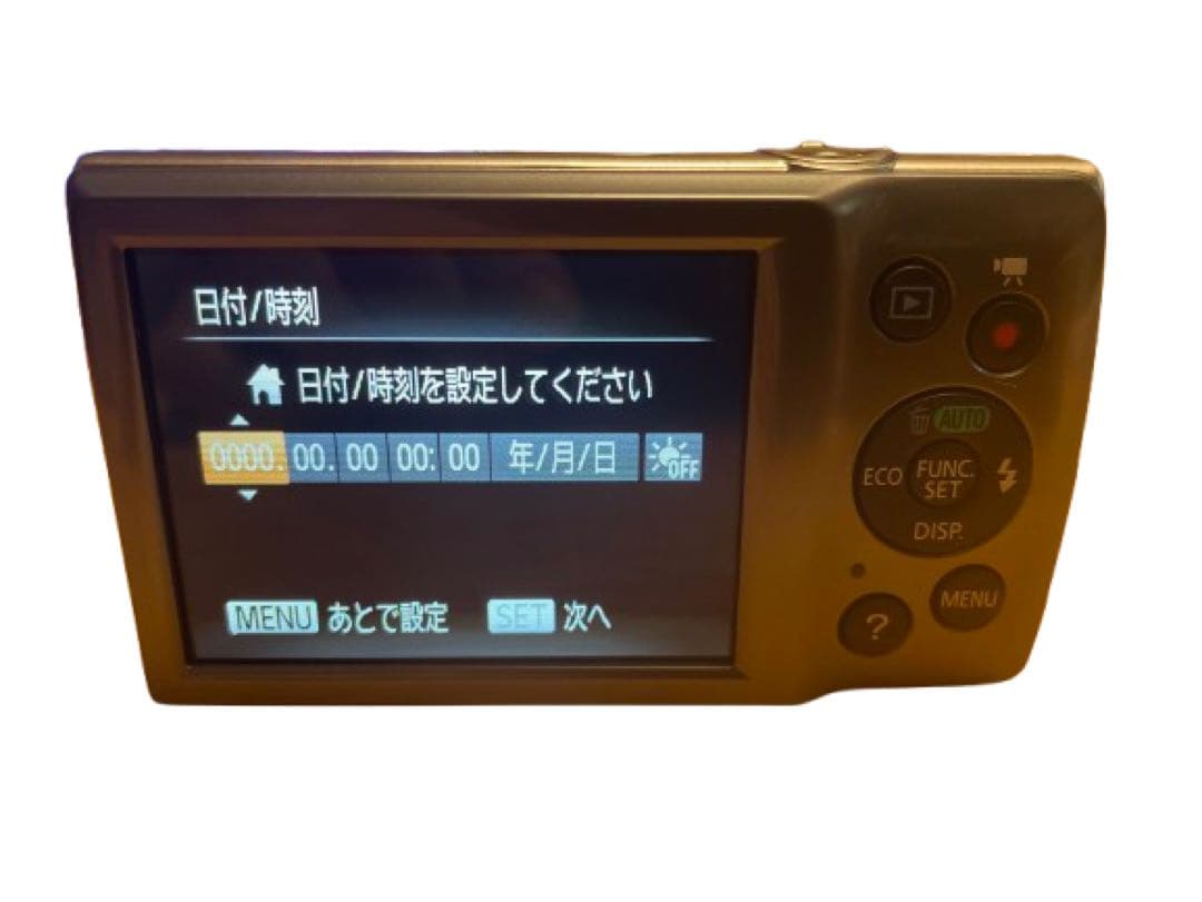 極上品【動作確認済】Canon キャノン IXY 160 シルバー レトロカメラ