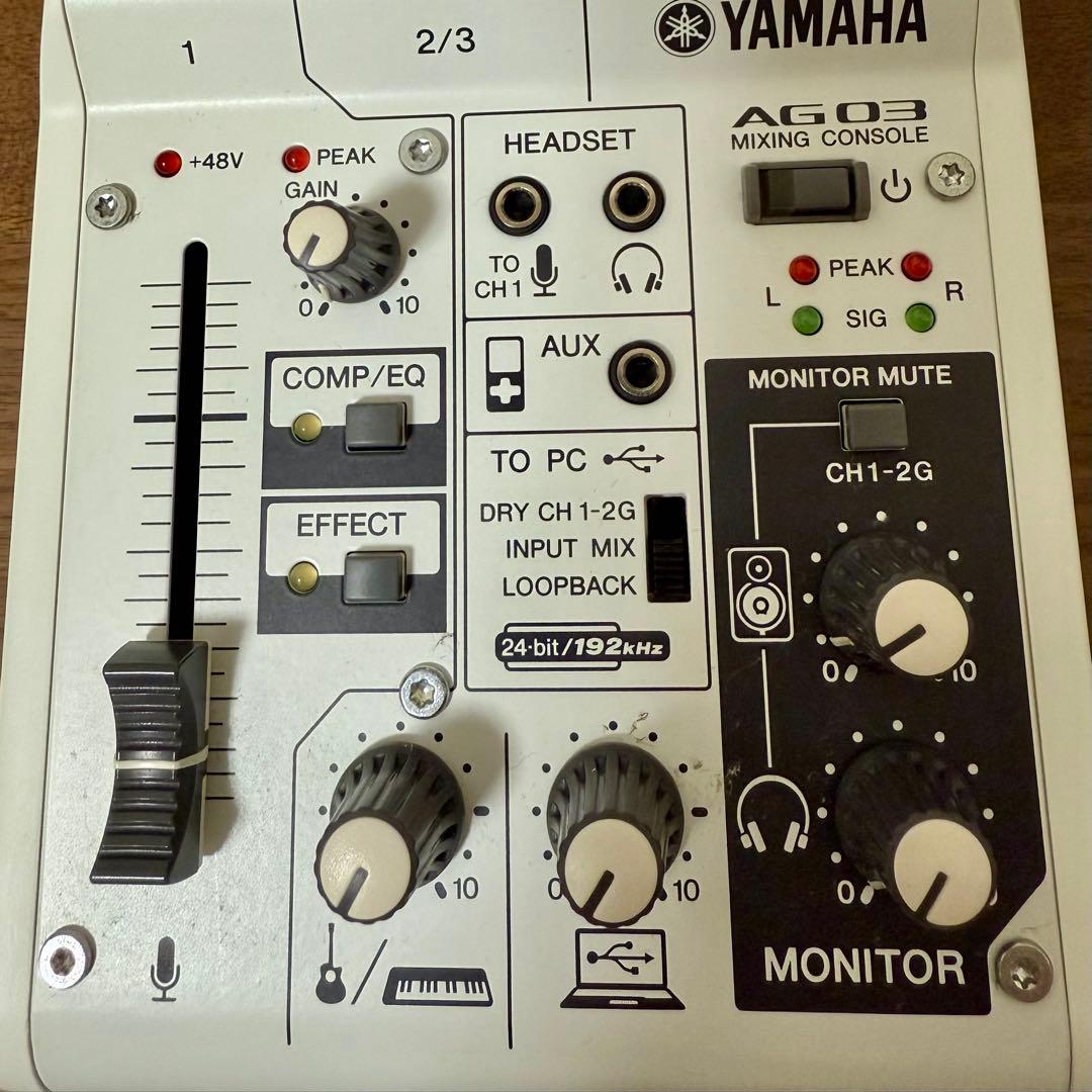 YAMAHA AG03 ミキシング・コンソール 配信