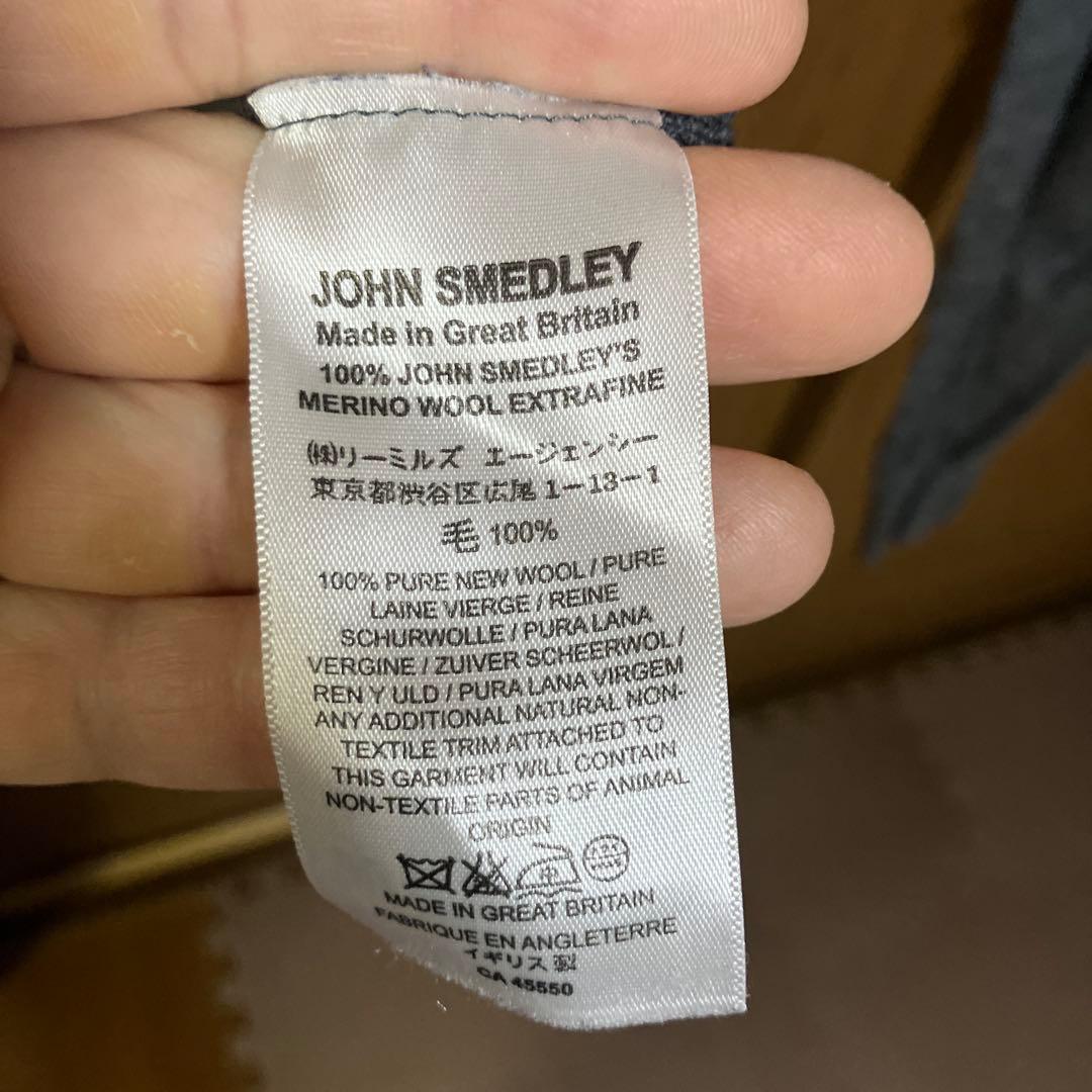 JOHN SMEDLEY グレー ブラック ニット M
