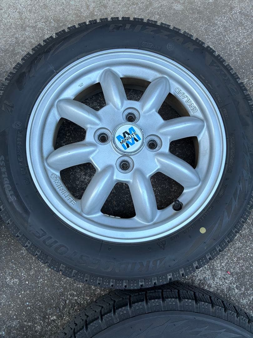 MINILITEミニライト ブリザックVRX2 155/65r14 スタッドレス