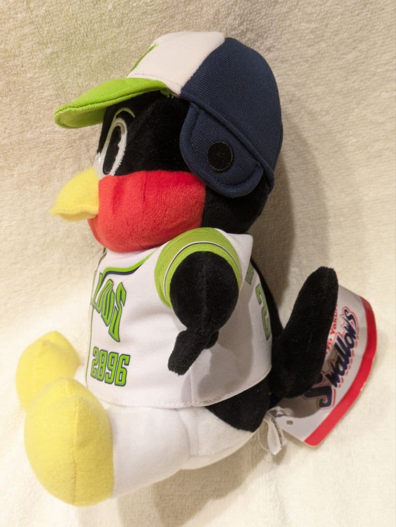 【ヤクルトスワローズ】未使用タグ付き お座りつば九郎 CREW Ver 小