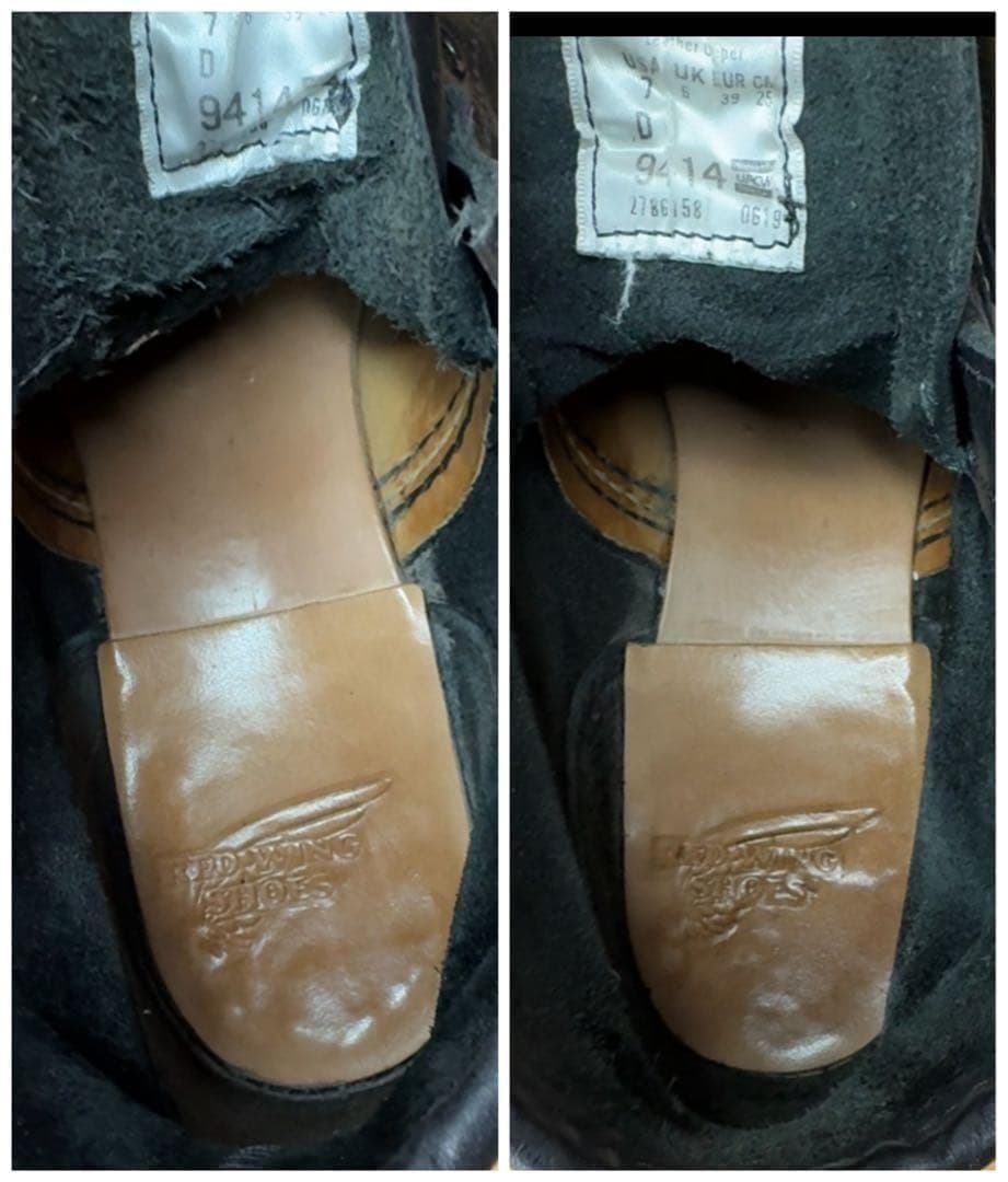 【ばやし】　RED WING 9414 ベックマン　7D 廃盤