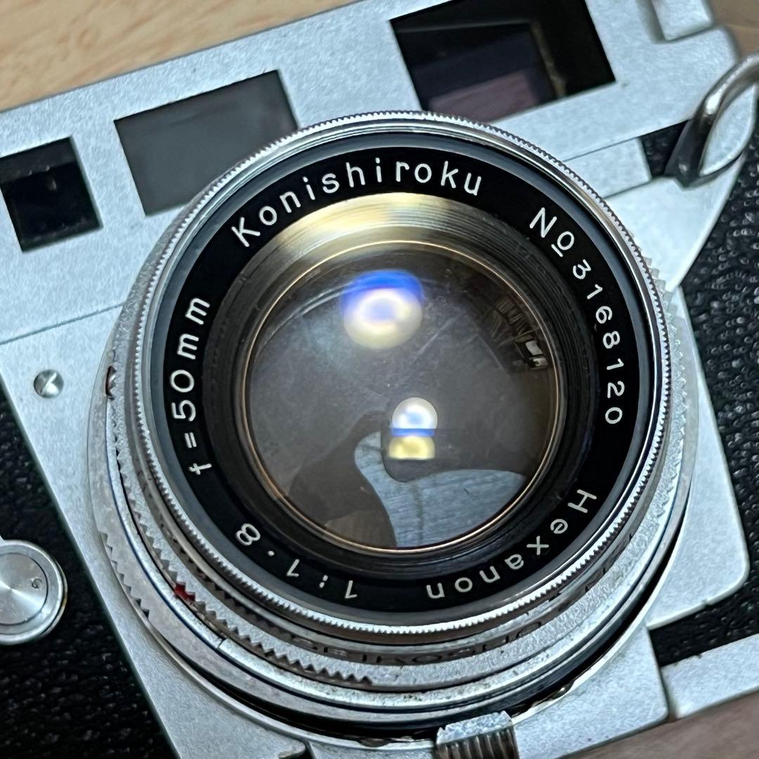 Konica IIIA Hexanon 50mm F1.8 整備、実写確認済