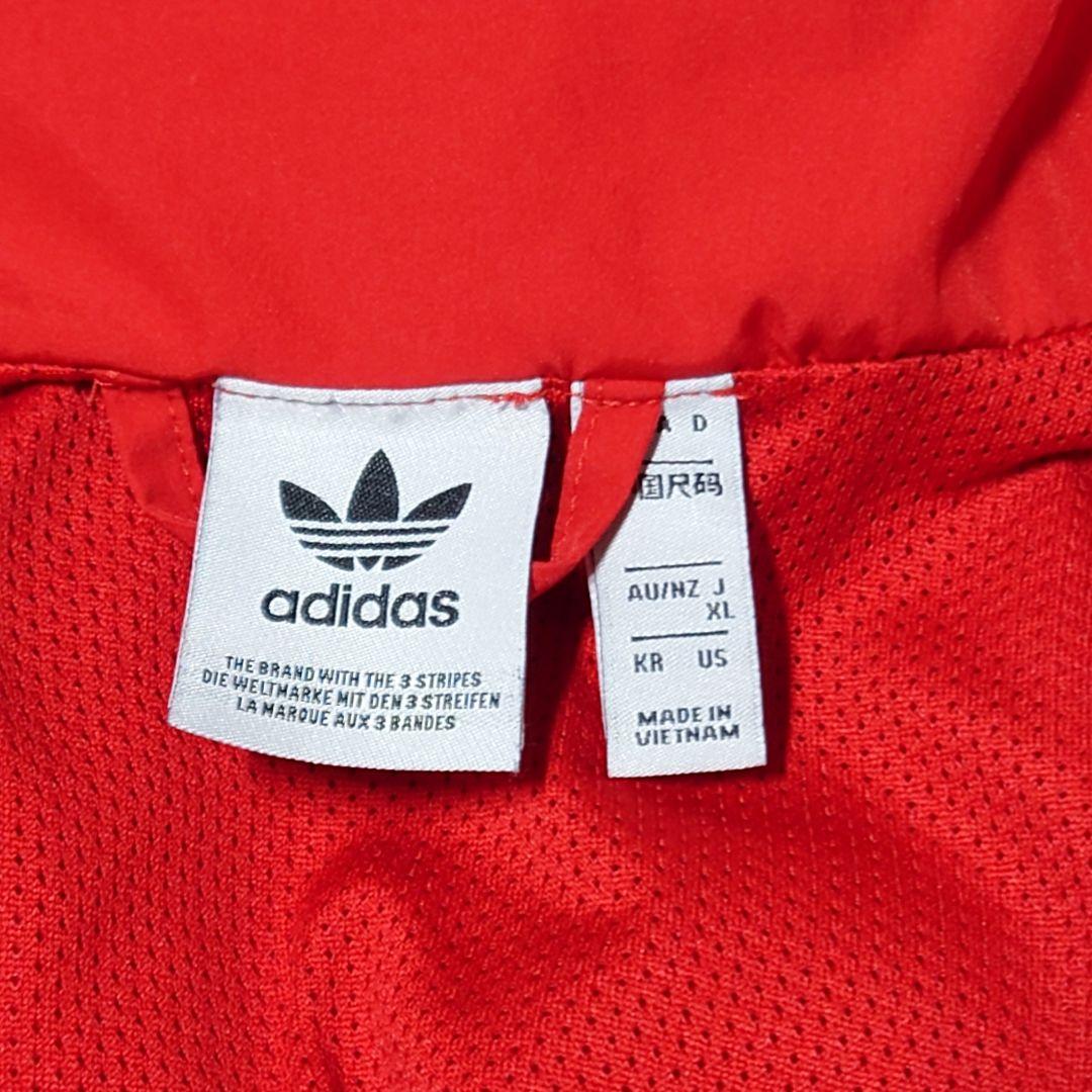 赤XL★adileniumオーバーサイズトラックジャケット★ナイロンジャケット