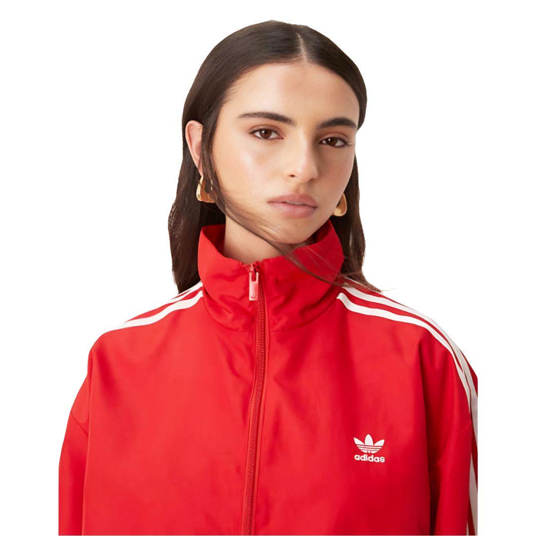 赤XL★adileniumオーバーサイズトラックジャケット★ナイロンジャケット