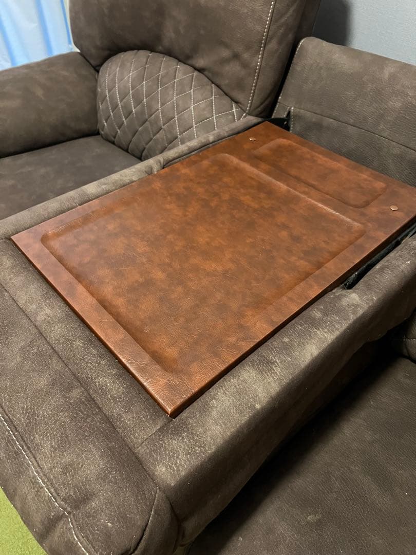 リクライニングソファ　ファブリックレザー　ニトリ　無印　イケア