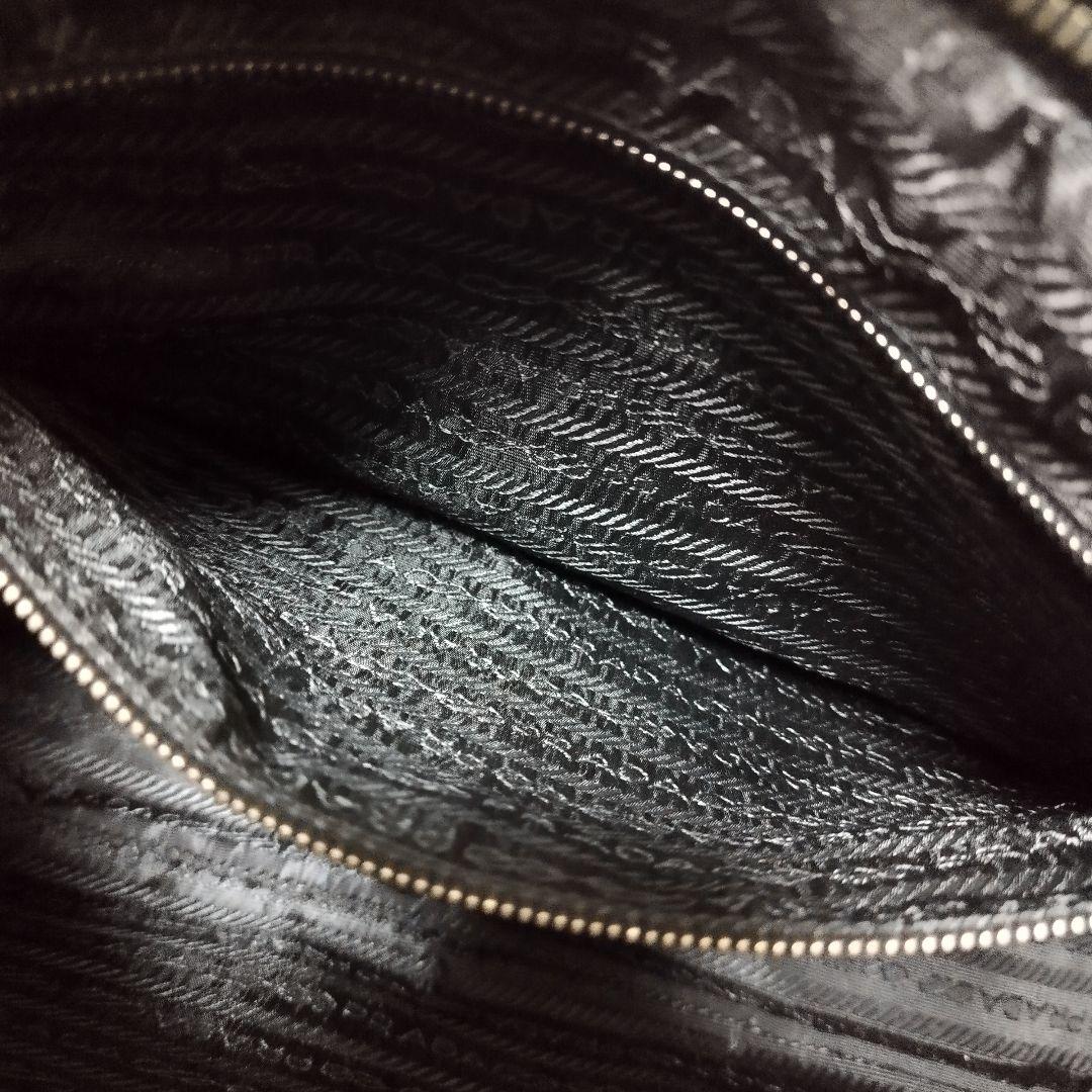 美品☆　プラダ　サイドロゴプレート　ビジネスバッグ　ブリーフケース　オールレザー