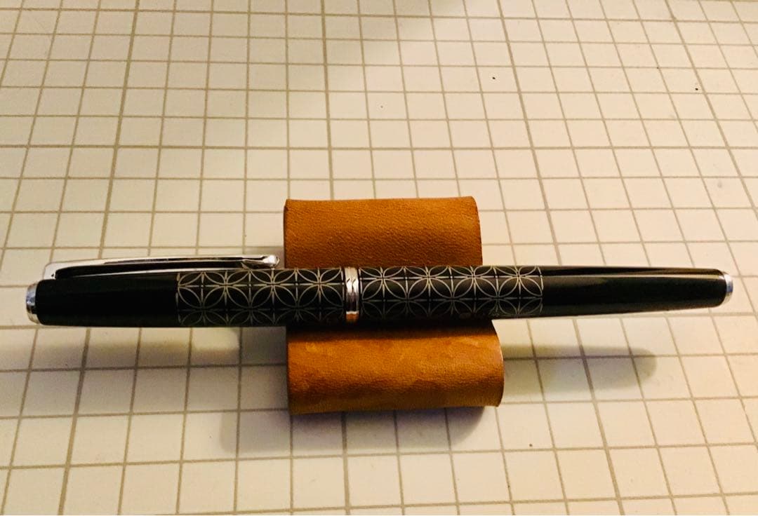 パイロット万年筆　平蒔絵　漆　七宝　字幅F