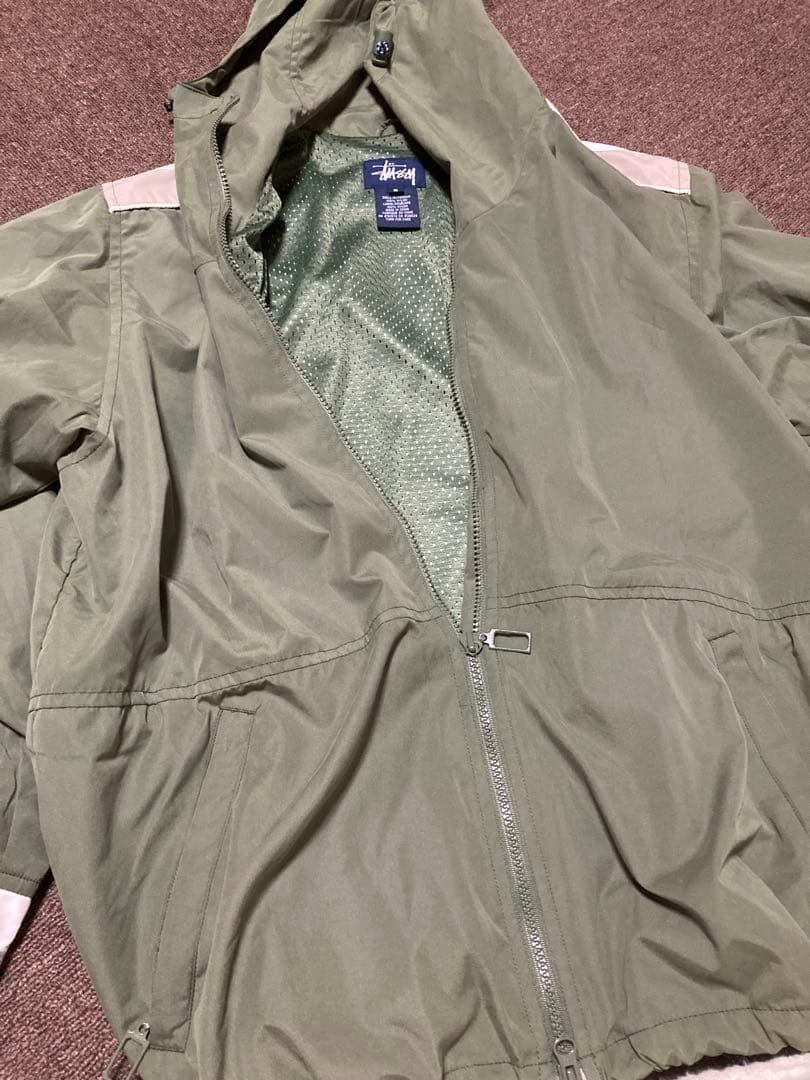 ステューシー　ナイロンパーカー　ブルゾン　90’s 紺タグ　S