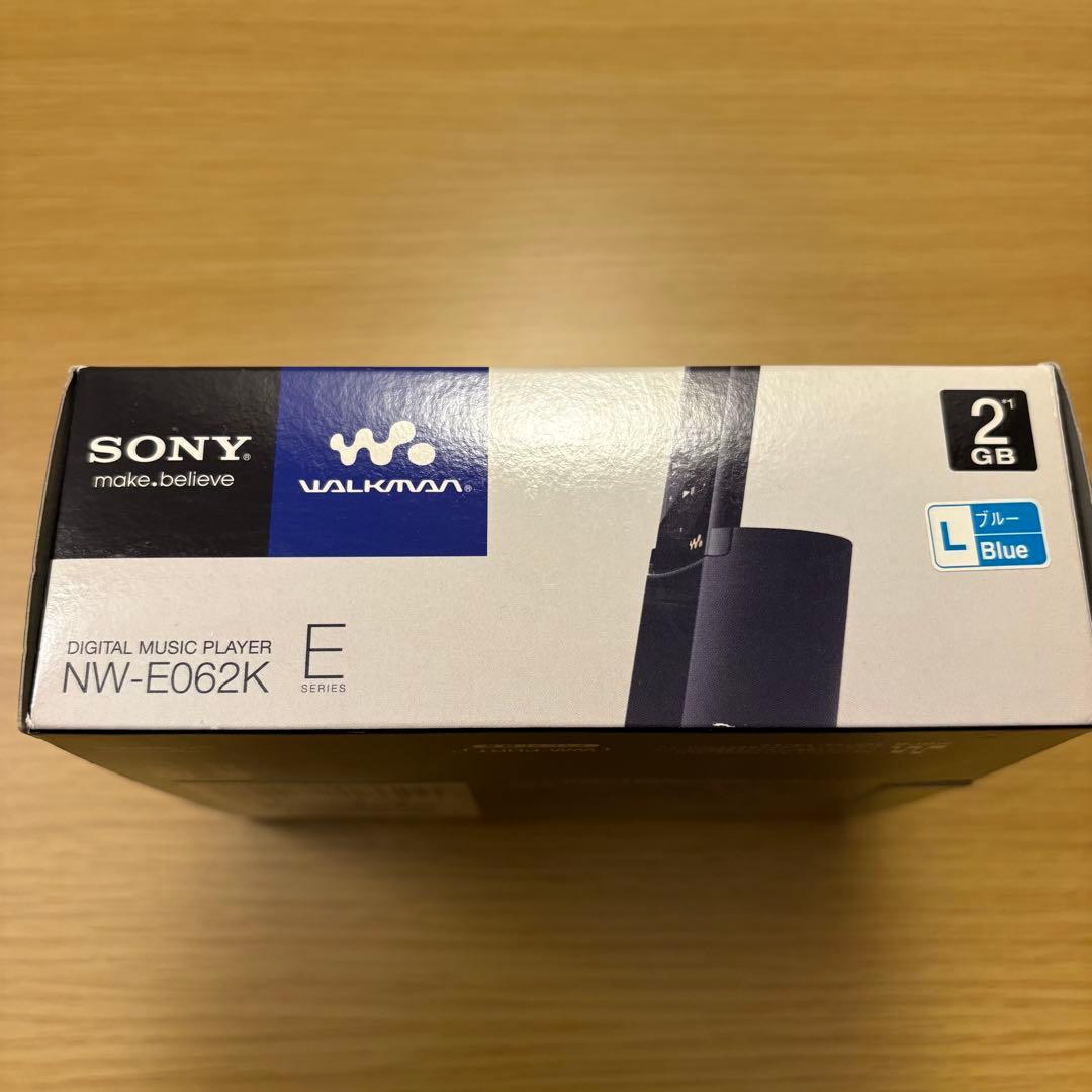 【新品】SONY WALKMAN ウォークマン NW-E062K ブルー 2GB