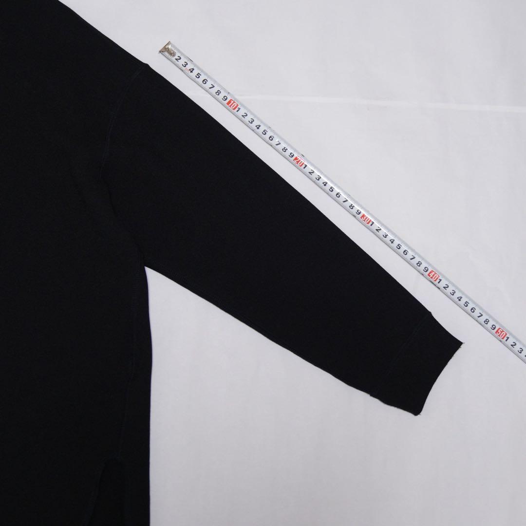 美品　whim gazette Vガゼットプルオーバー　ブラック　36 ゆったり