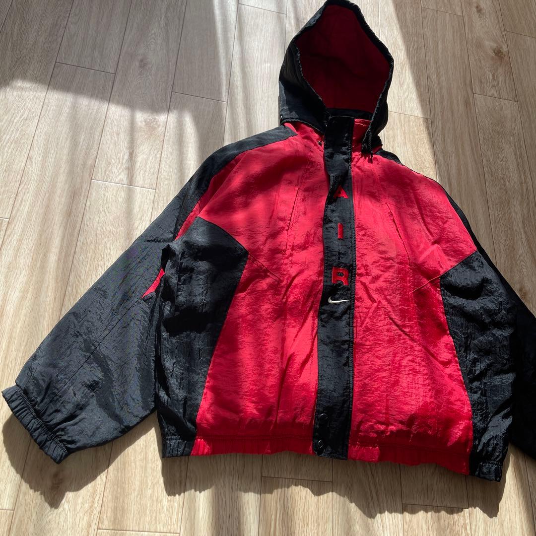 NIKE AIR 中綿ナイロンジャケット 厚手Vintage ビッグシルエット