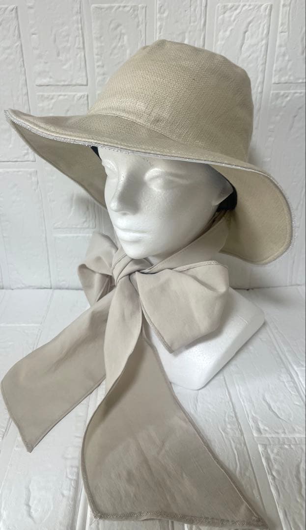 【新品】アンテプリマクロッシェハットサマーシールドリボンスカーフ遮熱遮光UVケア