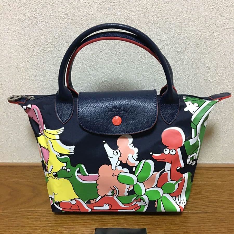 LONGCHAMP clo'e floirat プリアージュ ハンドバッグ S