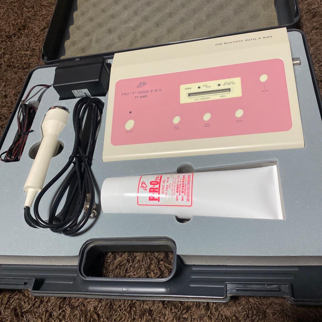 値下げ中【送料無料】 超音波美顔器ボディSONIC P.R.O TY-3000