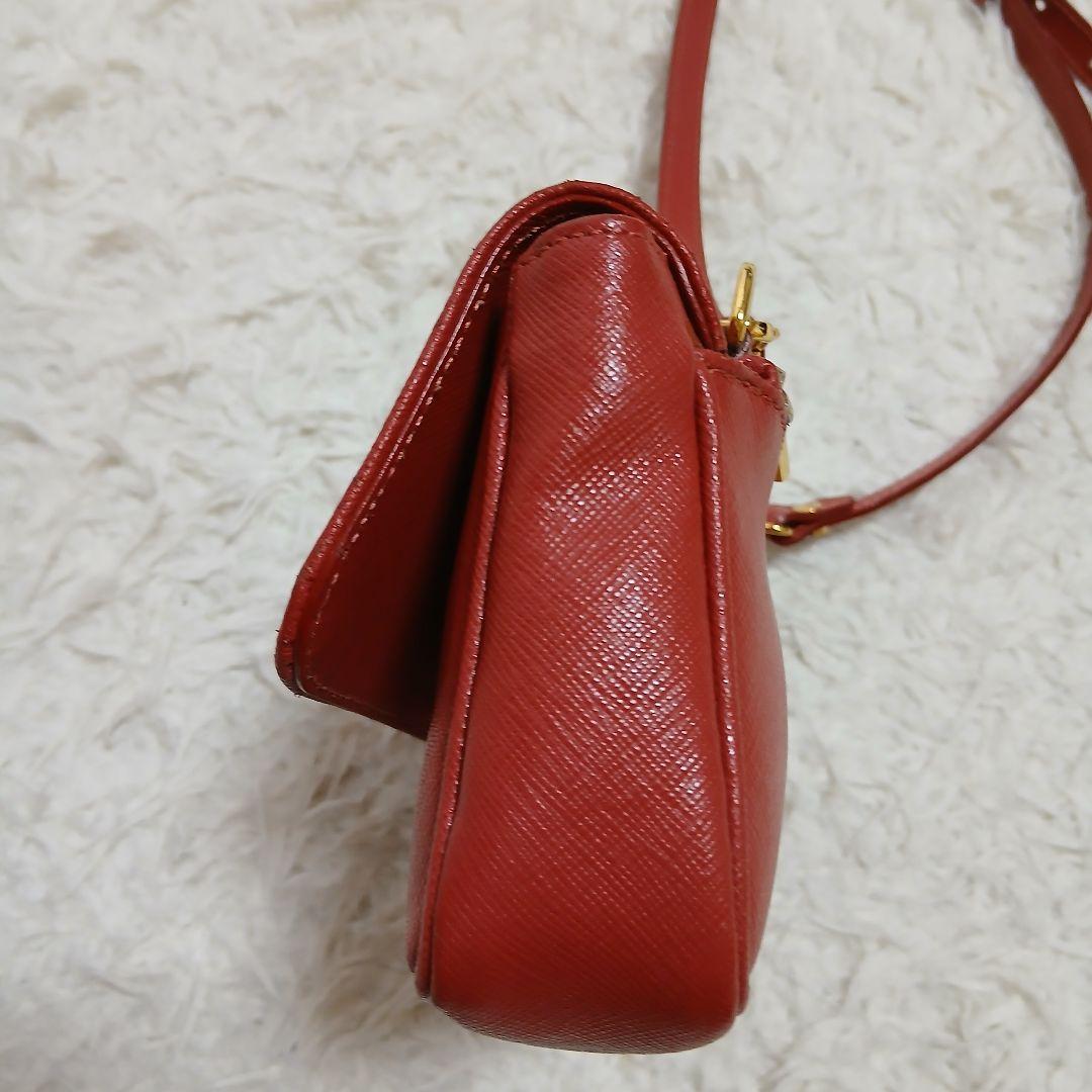 【Vivienne Westwood】オールレザー　ミニショルダーバッグ　レッド