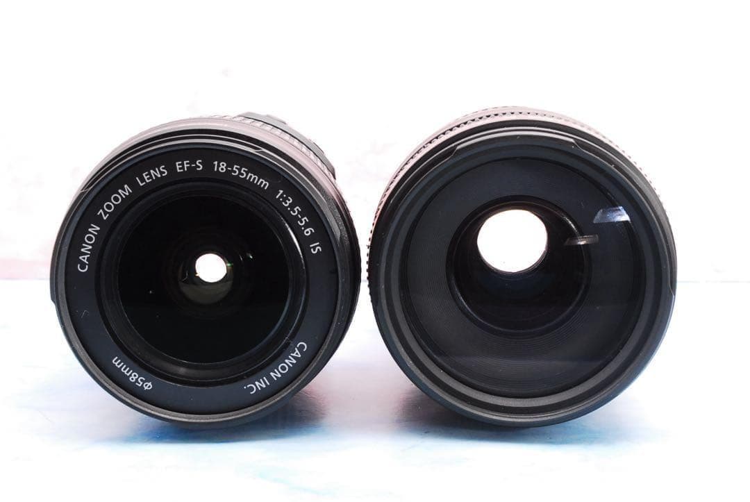 Canon Kiss X7i✨一眼レフカメラ✨手ぶれ補正＆超望遠のWレンズ