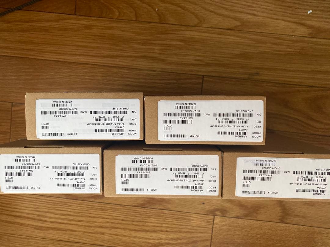 新品未開封5台セットAruba AP-203H 無線LANアクセスポイント