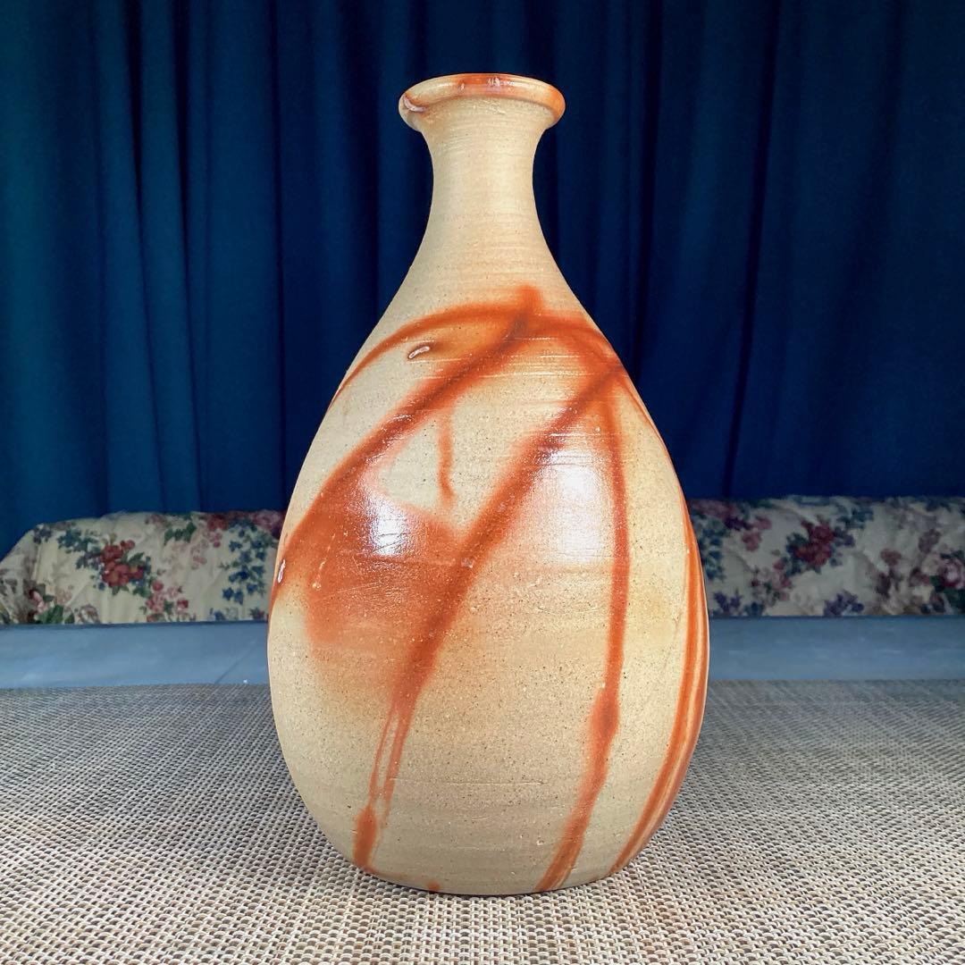 『ハピうー特価』　備前焼　山本竜一　『備前　一輪花入』　花瓶