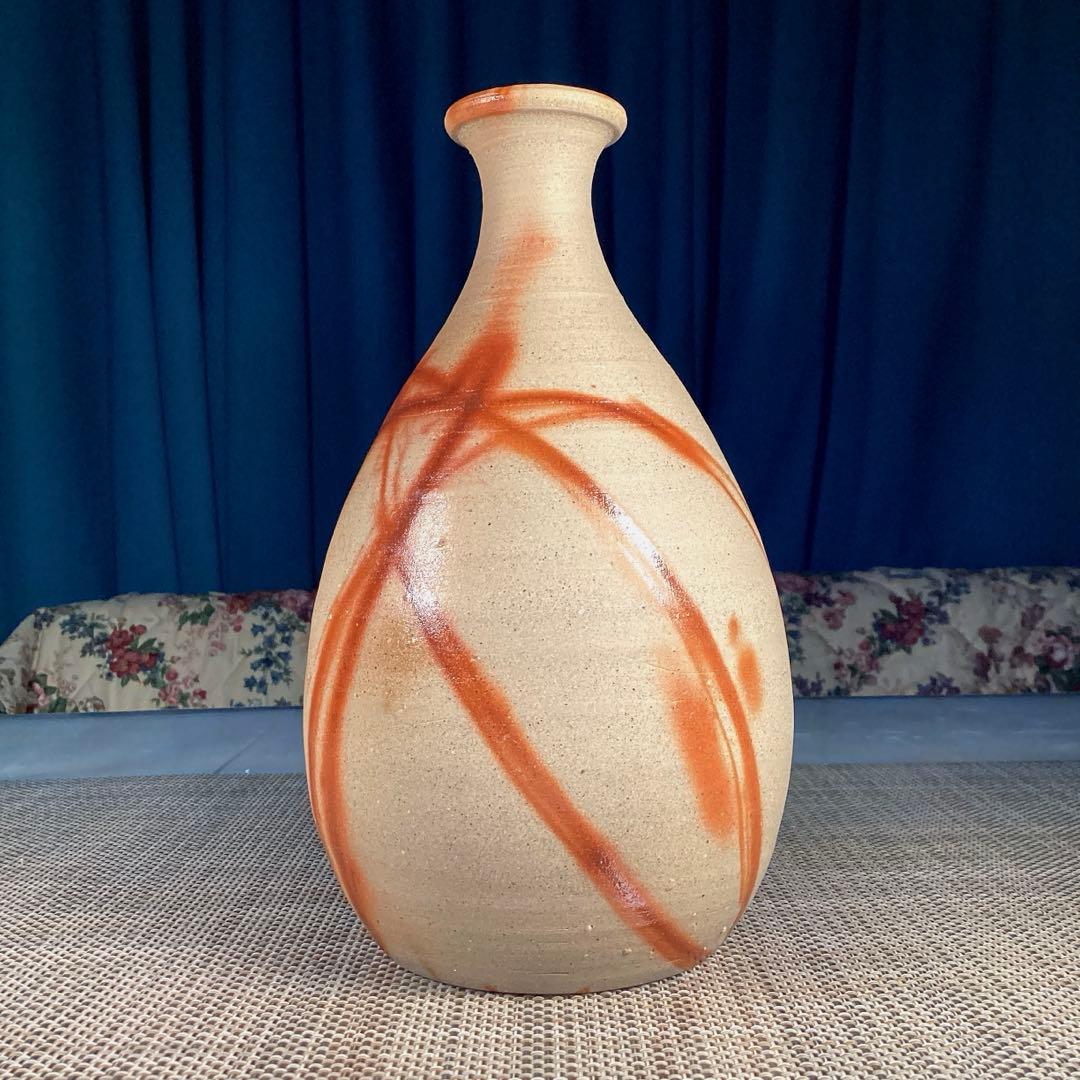 『ハピうー特価』　備前焼　山本竜一　『備前　一輪花入』　花瓶