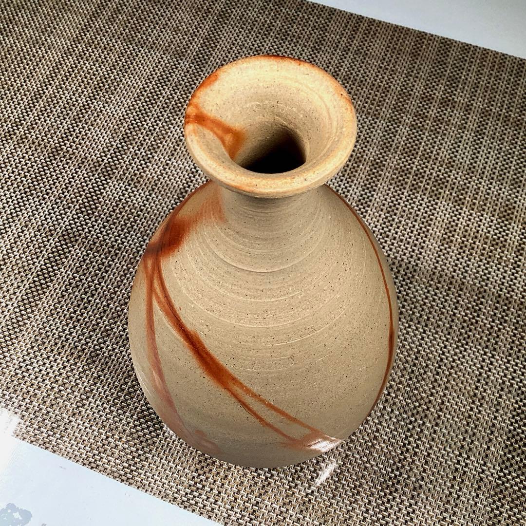 『ハピうー特価』　備前焼　山本竜一　『備前　一輪花入』　花瓶