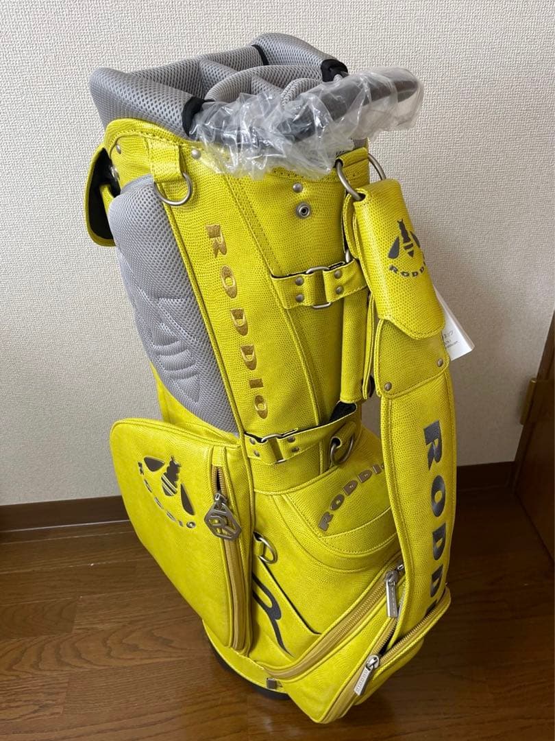 RODDIO ロッディオ 2021プレミアム ゴルフキャディバッグ マスタード