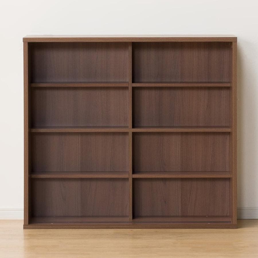 ニトリ 本棚 スライド式 テイルI 100MBR 幅100×奥行30×高90cm