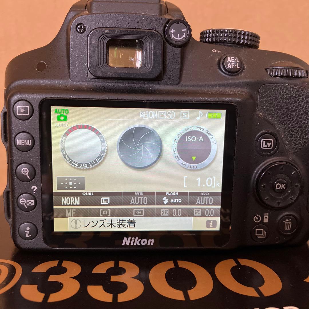 h*5様 NIKON D3300 BLACK デジタル一眼レフカメラ