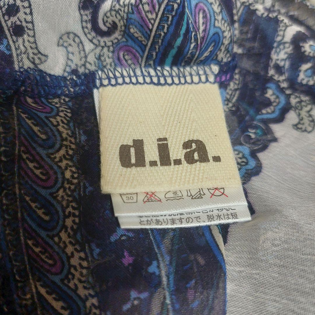 【d.i.a.】 ペイズリー柄ネックレスつきキャミソール　y2k 平成ギャル