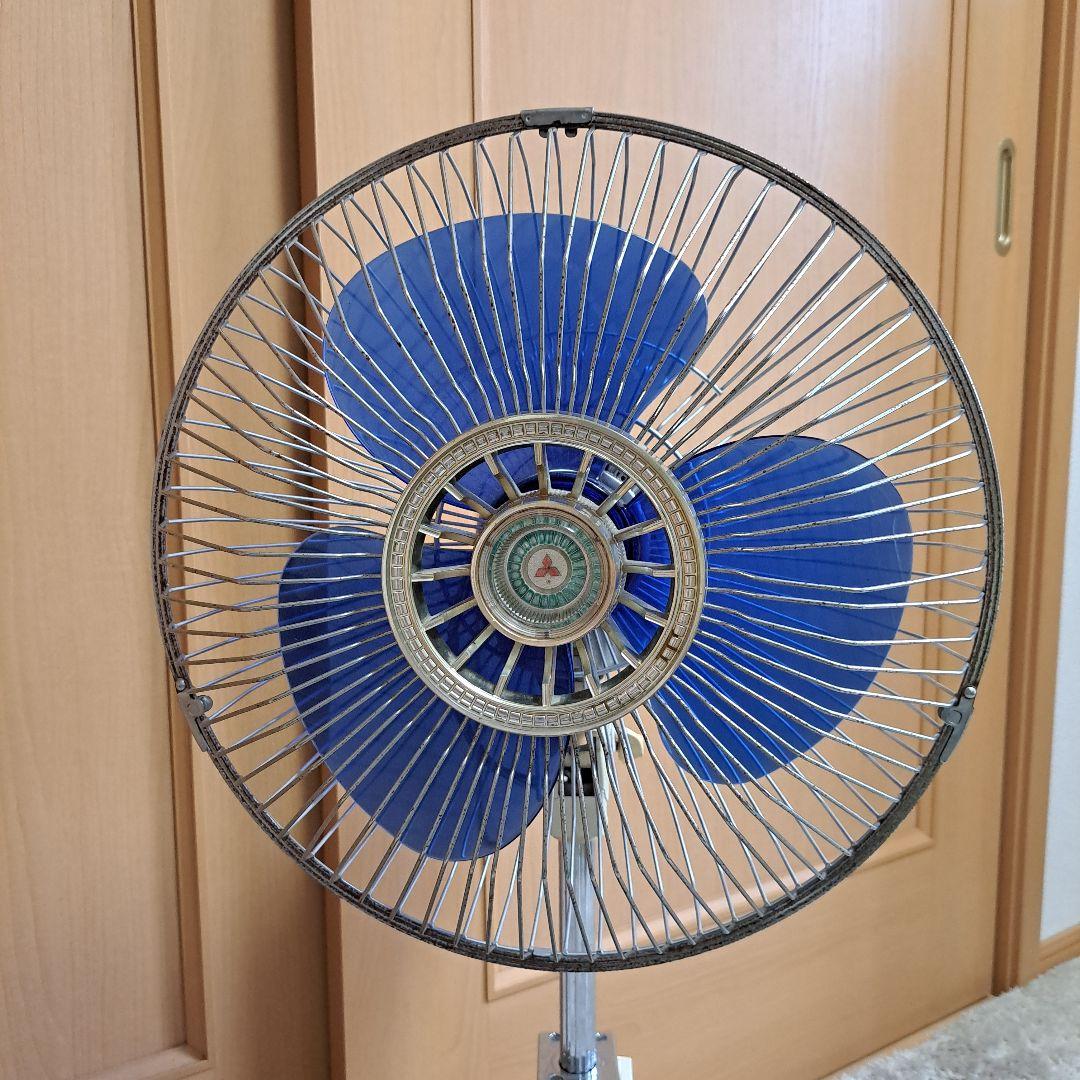 【希少】昭和レトロ　三菱　扇風機　リビングファン　R30-SF6　高級お座敷扇